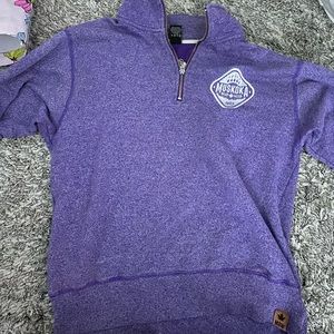 Small, purple, Muskoka bearwear quarter zip